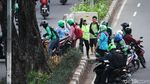 Ada Razia, Pemotor Nekat Balik Arah