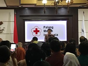 JK Ajak Pegawai PMI Berdoa Agar Tak Banyak Bencana