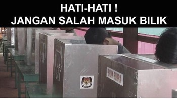 Awas salah kamar. (Foto: Internet)