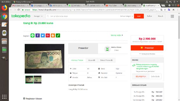 Rupiah yang Mau Ditarik BI Banyak Dijual Online hingga Jutaan