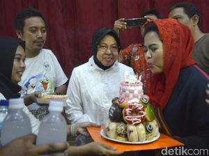 Saat Puti Diberi Kejutan Oleh Risma di Hari Ulang Tahunnya
