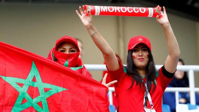 MOSCOW, RUSSIA - JUNE 20: Fans celebrate a victory by the Portugal team after the 2018 FIFA World Cup group B match against Portugal and Morocco on June 20, 2018 in Moscow, Russia. (Photo by Oleg Nikishin/Getty Images)