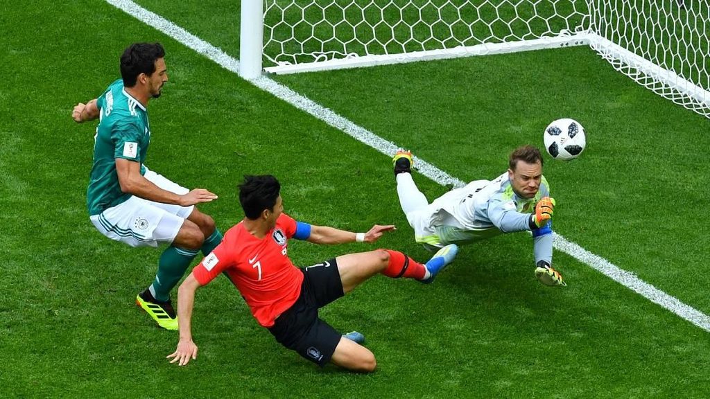 Turun Minum, Korea Selatan vs Jerman Masih 0-0