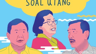 Sahut-sahutan Prabowo, Sri Mulyani hingga Luhut Soal Utang Rp 9.000 T