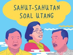 Sahut-sahutan Prabowo, Sri Mulyani hingga Luhut Soal Utang Rp 9.000 T