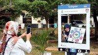Booth tersebut sengaja disiapkan panitia.