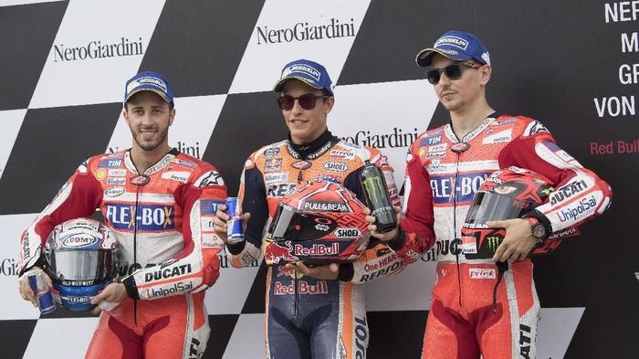 Siapa lawan terberat Marc Marquez di MotoGP Aragon? (Mirco Lazzari gp/Getty Images) Siapa lawan terberat Marc Marquez di MotoGP Aragon? (Mirco Lazzari gp/Getty Images)