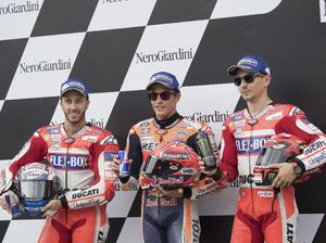 Antara Lorenzo dan Dovizioso, Siapa Lawan Terberat Marquez di MotoGP Aragon?