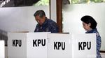 10 Jari Keluarga SBY Usai Nyoblos Pilkada Serentak 2018