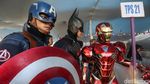 Captain America, Batman dan Iron Man di TPS Ridwan Kamil