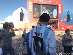 Ketegangan Pendukung Argentina di Kaliningrad