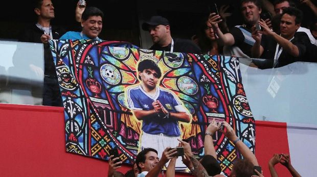 Nama Diego Maradona masih dihormati di Argentina hingga saat ini.