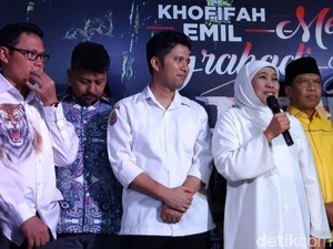 Menang dalam Hitung Cepat, Khofifah: Terima Kasih Relawan
