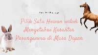 Tes psikologi kali ini membahas mengenai karakter pasangan idamanmu di masa depan yang bisa dibaca melalui pilihan hewan yang akan kamu selamatkan. foto: detikcom 