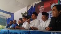 Arief R Wismansyah-Sachrudin mendeklarasikan kemenangan di Pilwalkot Tangerang