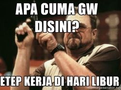 Meme Libur Pilkada Tapi Tetap Masuk Kerja