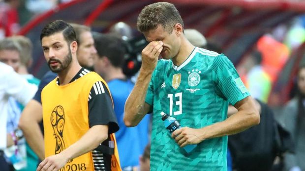 Thomas Mueller did not help Germany at the 2018 World Cup.
