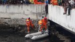 Hiii..Ini Penampakan Buaya yang Bikin Geger di Kali Grogol Jakbar