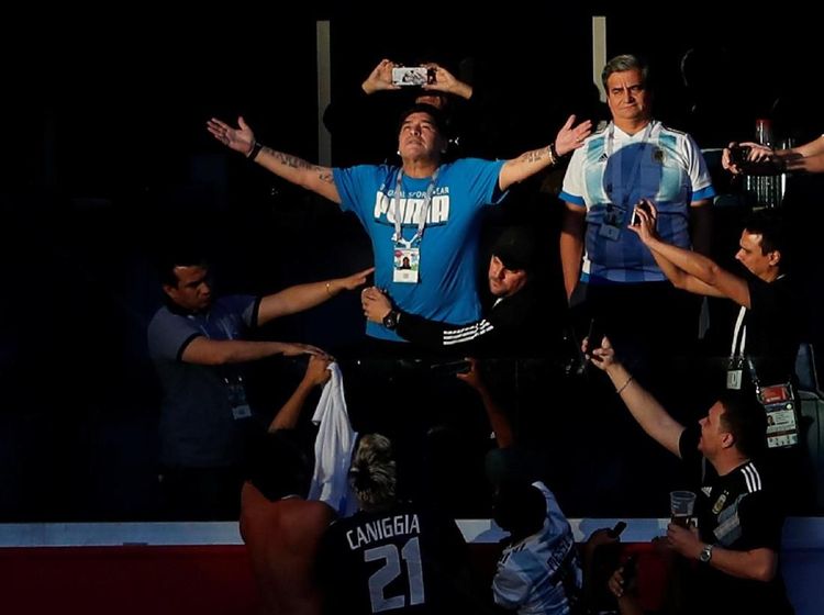 Nigeria vs Argentina, yang Ramai Meme Justru Maradona