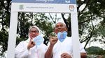 Warga Pekayon Bekasi Asyik Selfie di Booth Instagram