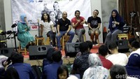 Grup musik Slank menggelar acara halal bihalal usai lebaran. Foto: Slank (Palevi/detikHOT)