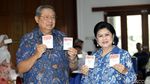 10 Jari Keluarga SBY Usai Nyoblos Pilkada Serentak 2018