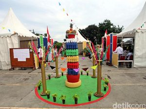 Suasana Meriah dan Penuh Warna di Kampung Pilkada Depok