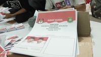 Begini Surat Suara Kotak Kosong Di Kabupaten Kota Tangerang