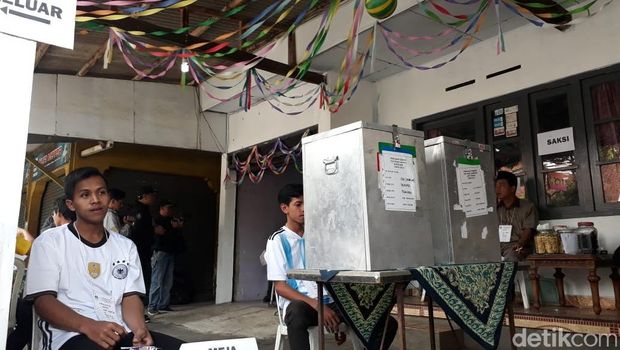 Suasana TPS tempat Gus Yusuf nyoblos. 