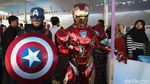 Captain America, Batman dan Iron Man di TPS Ridwan Kamil