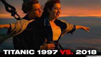 Mirip adegan legendaris di film Titanic. Foto: istimewa