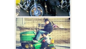 Dulu touring bersama istri, sekarang dengan anak. Foto: instagram.com/gottoddlered/