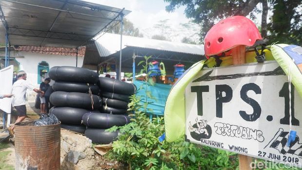 TPS bernuansa wisata tubing di Banjarnegara. 