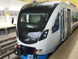 LRT Palembang Diuji Coba hingga Kecepatan 85 Km/Jam