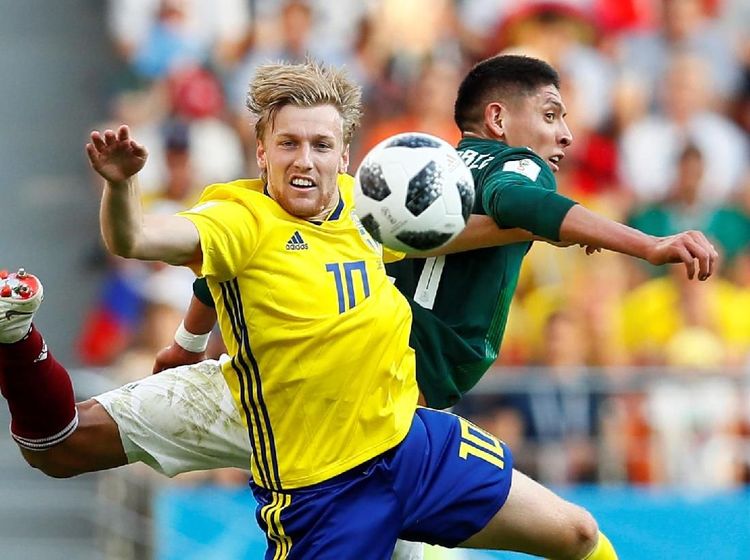 Babak I : Meksiko vs Swedia Masih Imbang