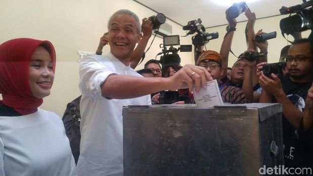 Usai Nyoblos Ganjar Minta Maaf ke Sudirman-Ida, Kenapa?
