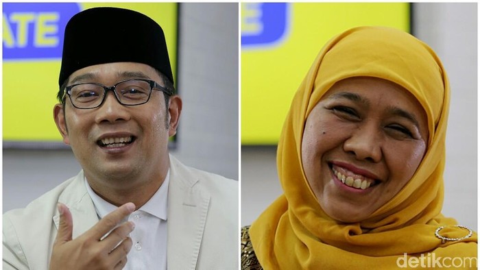 Ridwan Kamil dan Khofifah Indar Parawansa