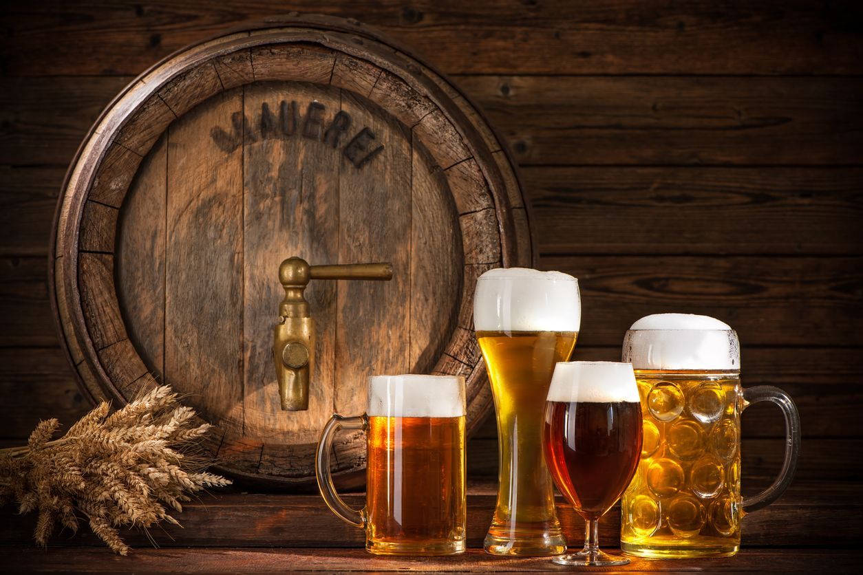 Beer at Oktoberfest in Munich, Germany