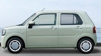 Desain retro dan lucu pada Mira Tocot itu bisa dilihat dari lampu depan yang berbentuk bulat, atap mobil warna kontras dengan tekstur kanvas. Atap warna kontras itu punya beberapa pilihan yakni Sunny Day Blue, Ceramic Green, dan Lemon Squash Crystal Metallic. Foto: Dok. Daihatsu