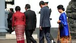 Ibu Negara Kompak Berbusana Daerah dengan Istri Presiden Timor Leste