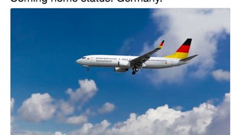 Status Jerman: balik rumah. Foto: istimewa