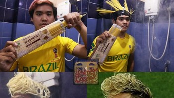 Alhasil, sejumlah pelaku cosplay pun meniru gaya rambut pemain PSG tersebut. Foto: Istimewa