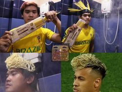 Meme Kocak dan Cosplay Neymar Iringi Lolosnya Brasil
