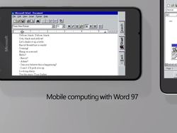 Tampilan Smartphone Microsoft yang Pakai Windows 95