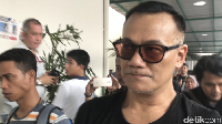 Tio Pakusadewo saat ditemui di PN Jakarta Selatan pada Kamis (28/6).