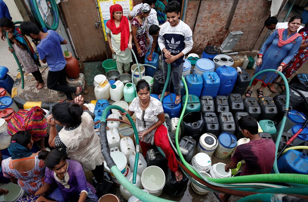 600 juta penduduk India kekurangan stok air bersih. Kondisi ini merupakan yang terparah sepanjang sejarah.