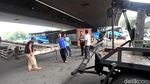 Ada Kontainer Terguling di Tomang