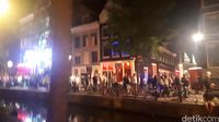 Suasana di Red Light District Amsterdam (Afif Farhan/detikTravel)