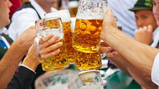 Beer at Oktoberfest in Munich, Germany