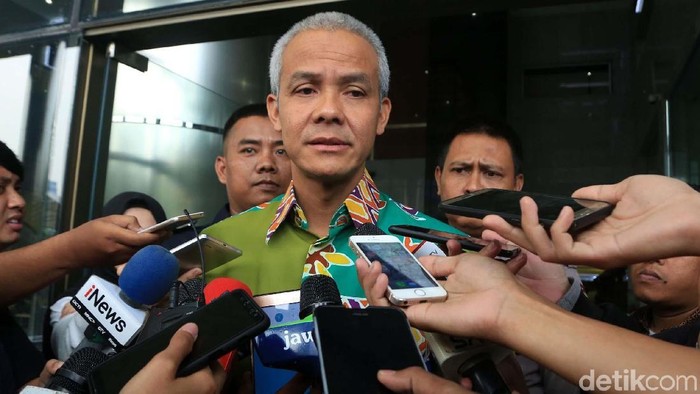 Menghadap Megawati, Ganjar Lapor Kemenangan di Pilgub Jateng